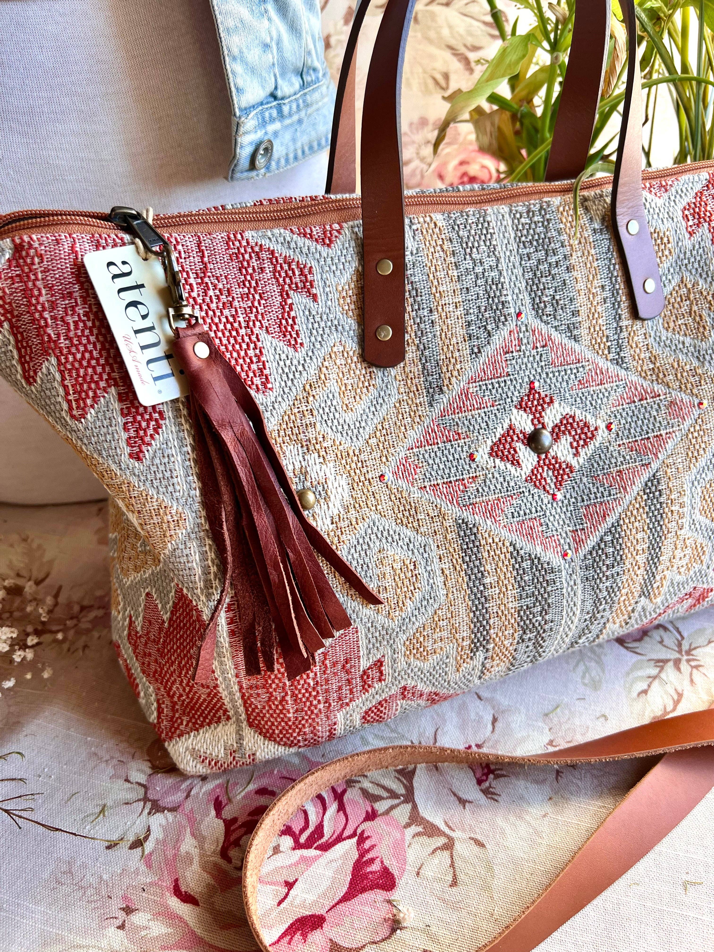 Atenti – wholesale Bärkasse - Dam – USA handgjord Carryall tygväska, Blaze Buddy Bag10