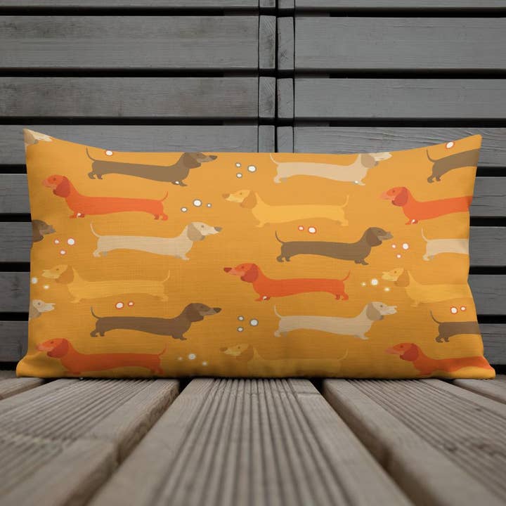 Gravhund Wagger Pudebetræk for engroshandel hos Cushion Covers Store