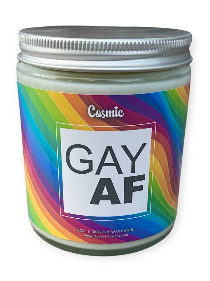 Gay AF Kaars | Grappige Kaars voor wholesale door Cosmic