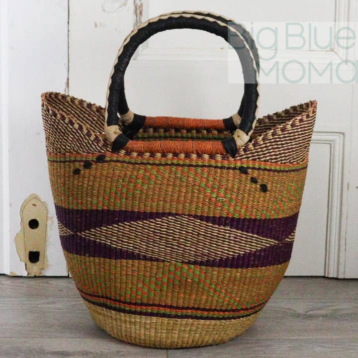 Big Blue Moma - Wholesale Grocery/Shopping Bag - U Shopper Large - Traditional Palette52