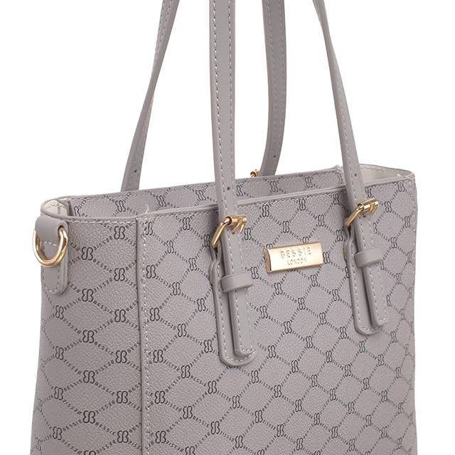 Bessie London - Wholesale Shoulder Bag - Women's - MONOGRAM 2 IN 1 SHOULDER BAG15
