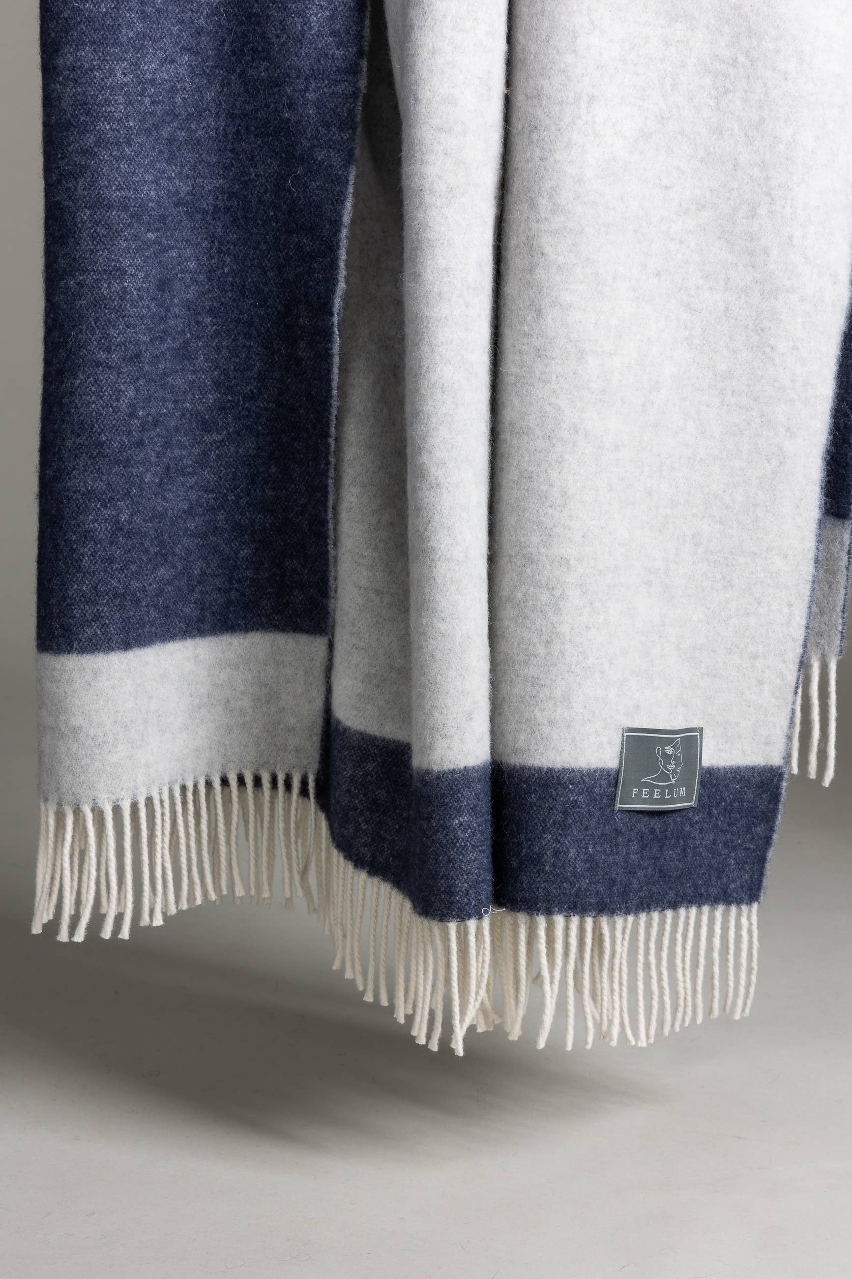 FEELUM homelinen by David Home srl - Wholesale Throw Blanket - TEOREMA plaid 15% cashmere 85% wool7