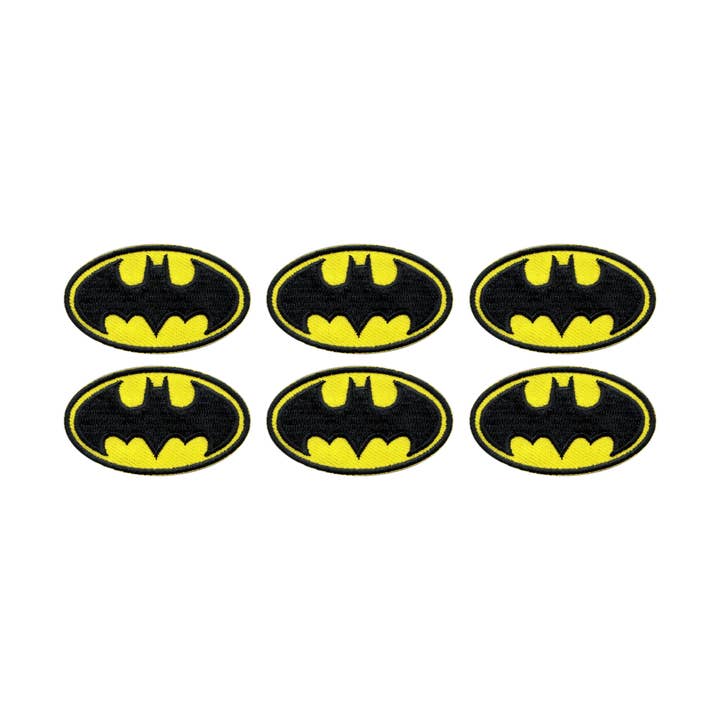 Patch Set - Batman - Logo - Set Of 6 - DC Comics for wholesale by Square Deal Recordings & Supplies