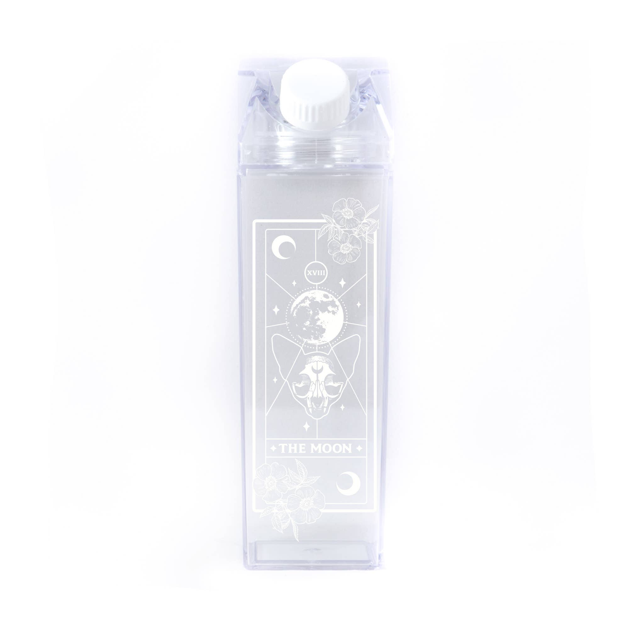 femfetti - Venta al por mayor Botellas de agua - Botella de agua Moon Cat Tarot Milk Carton4