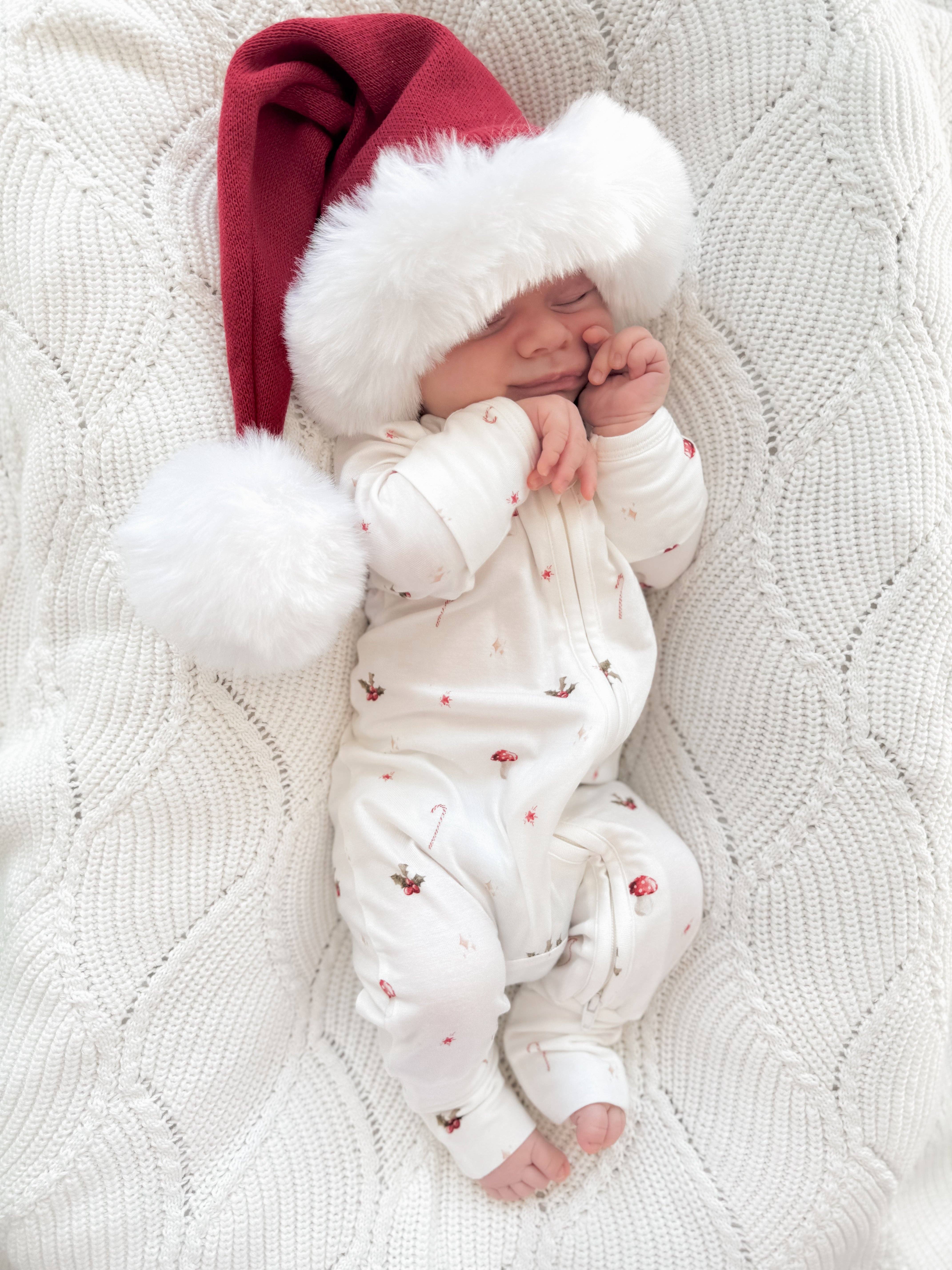 Elke & Indigo - Wholesale Jumpsuit - Baby - Bamboo/Organic Cotton Growsuit - Christmas Woodland1