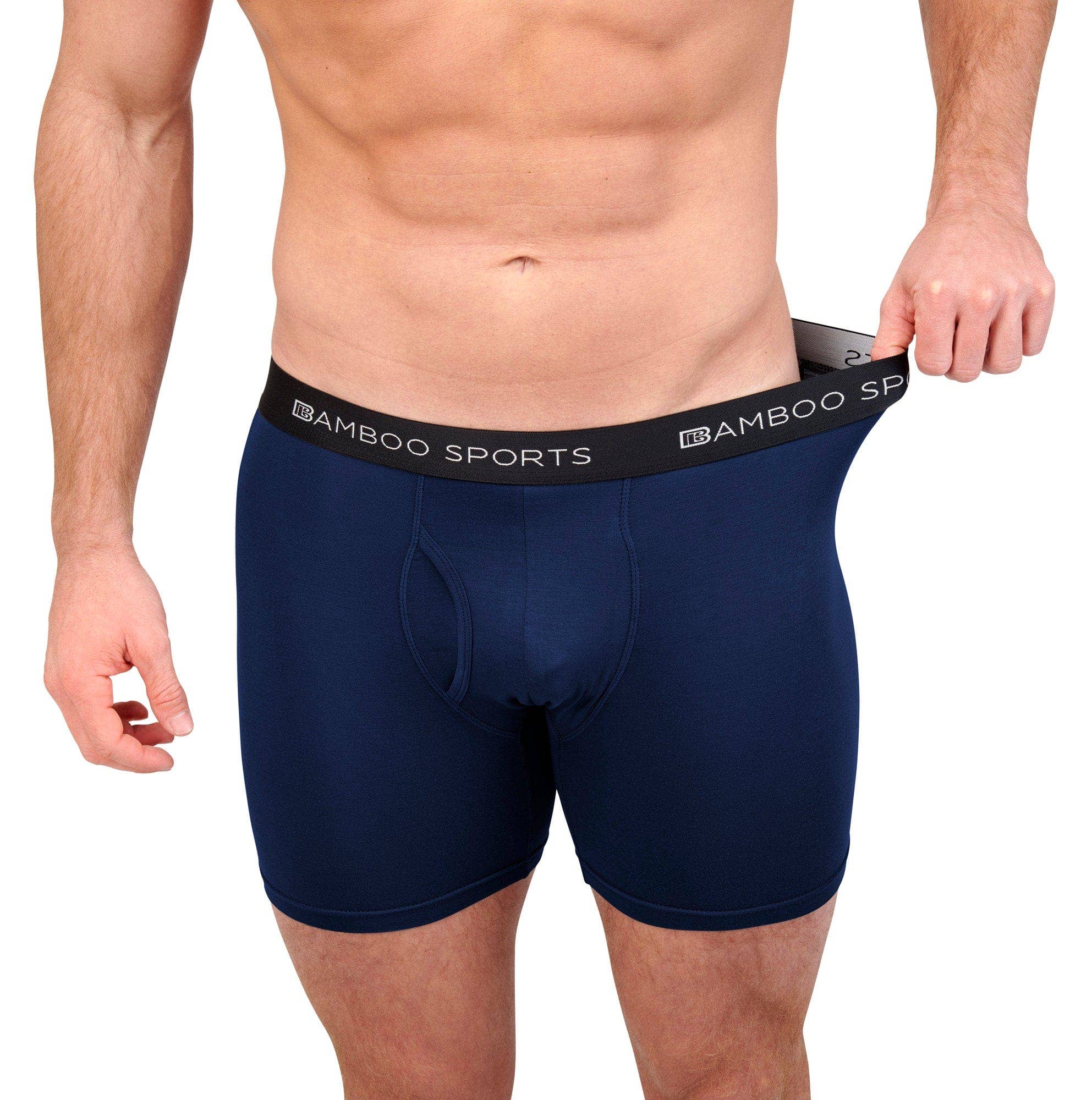 Bamboo Sports - Venta al por mayor Ropa interior - Hombre - Boxer para hombre Bamboo Sports con entrepierna de 4 pulg. (10 cm) - paquete de 412