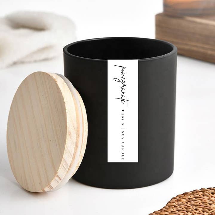 Benjamin Soap Co. - Wholesale Jar/Filled Candle - 7.1 oz glass luxury candle6