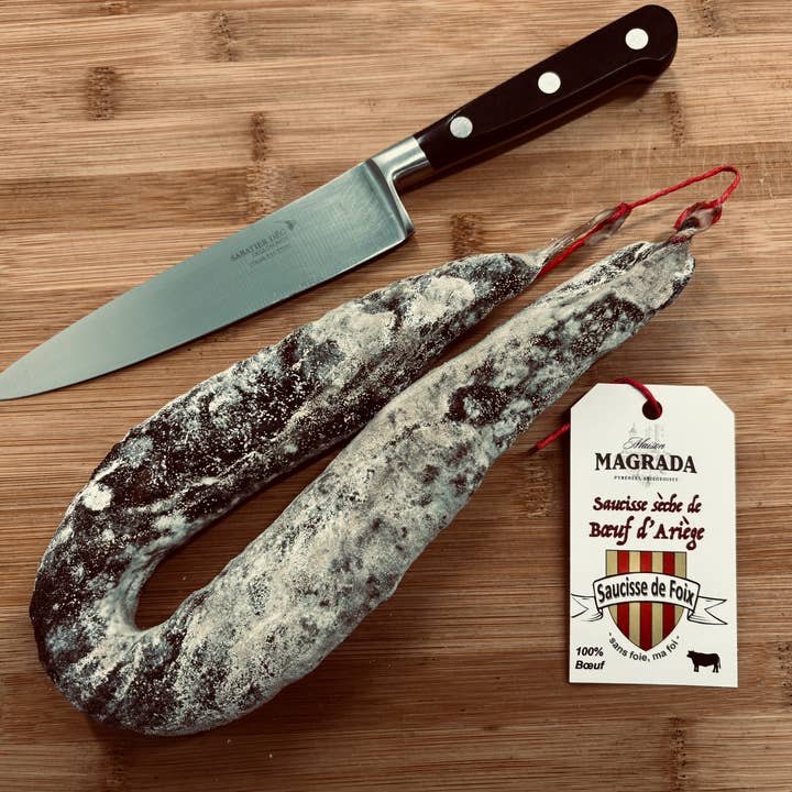 100% ARIÈGE BEEF DRY SAUSAGE for wholesale by MAGRADA
