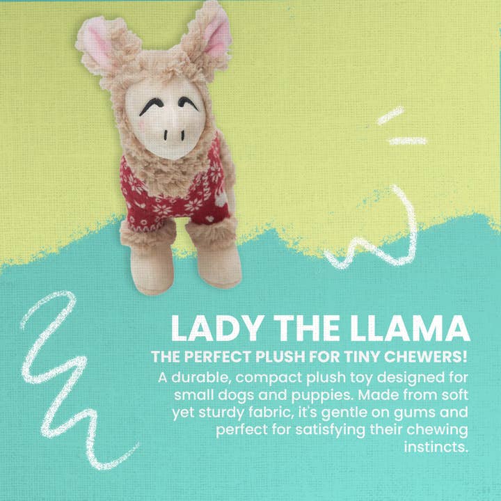 SnugArooz - Wholesale Pet Plush Toy - Dog - Lady the Llama3