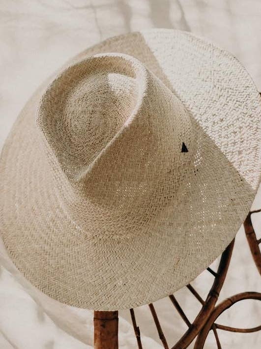 Sienna | Palm Straw Fedora Hat for wholesale by WEST VON