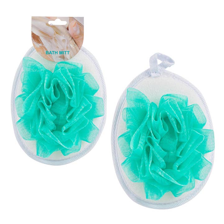 Deluxe Import Trading - Wholesale Bath Pouf/Sponge - Bath Mitt- Green