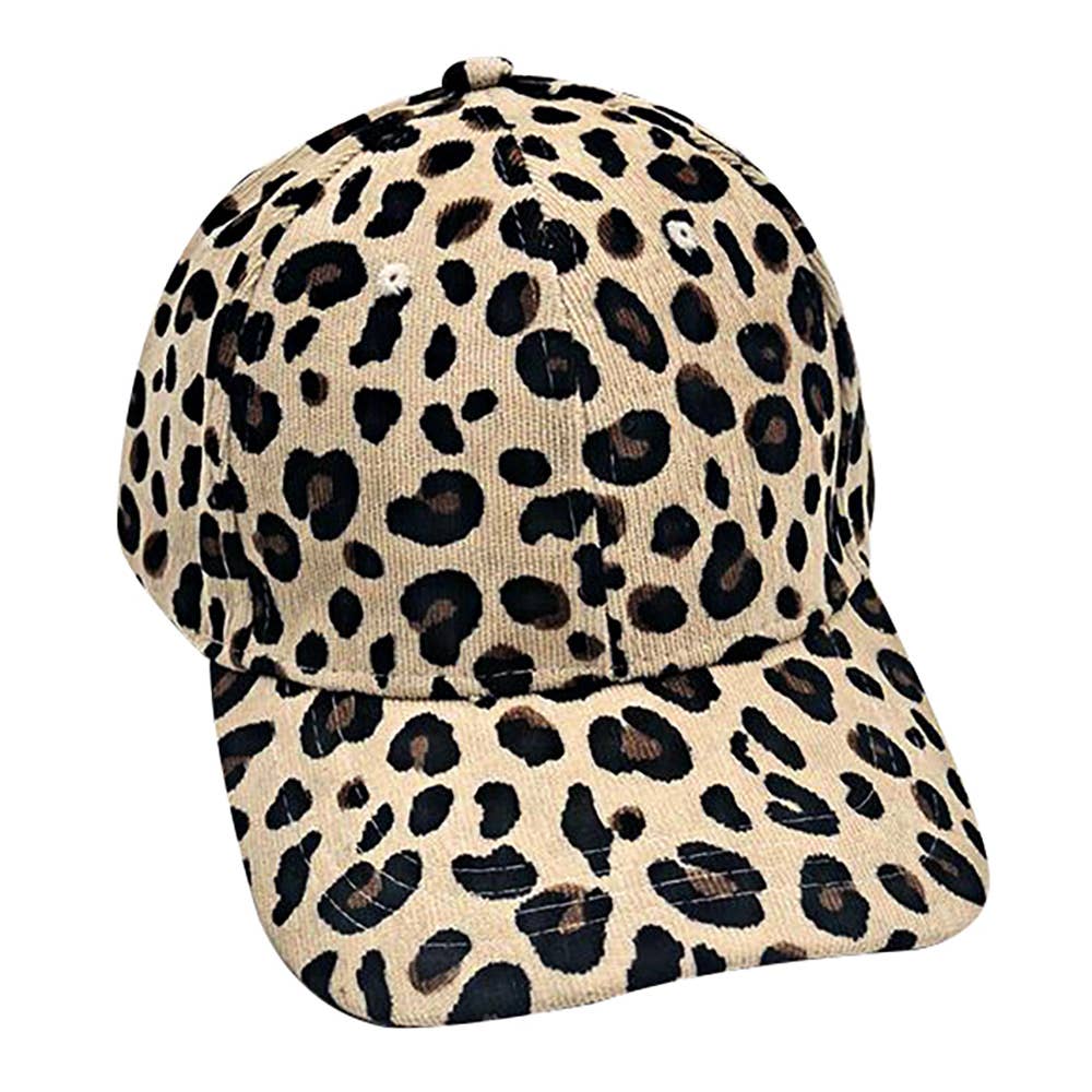 Sensibling Corp. - Wholesale Baseball Cap - Women's - Leopard Print Baseball Cap2