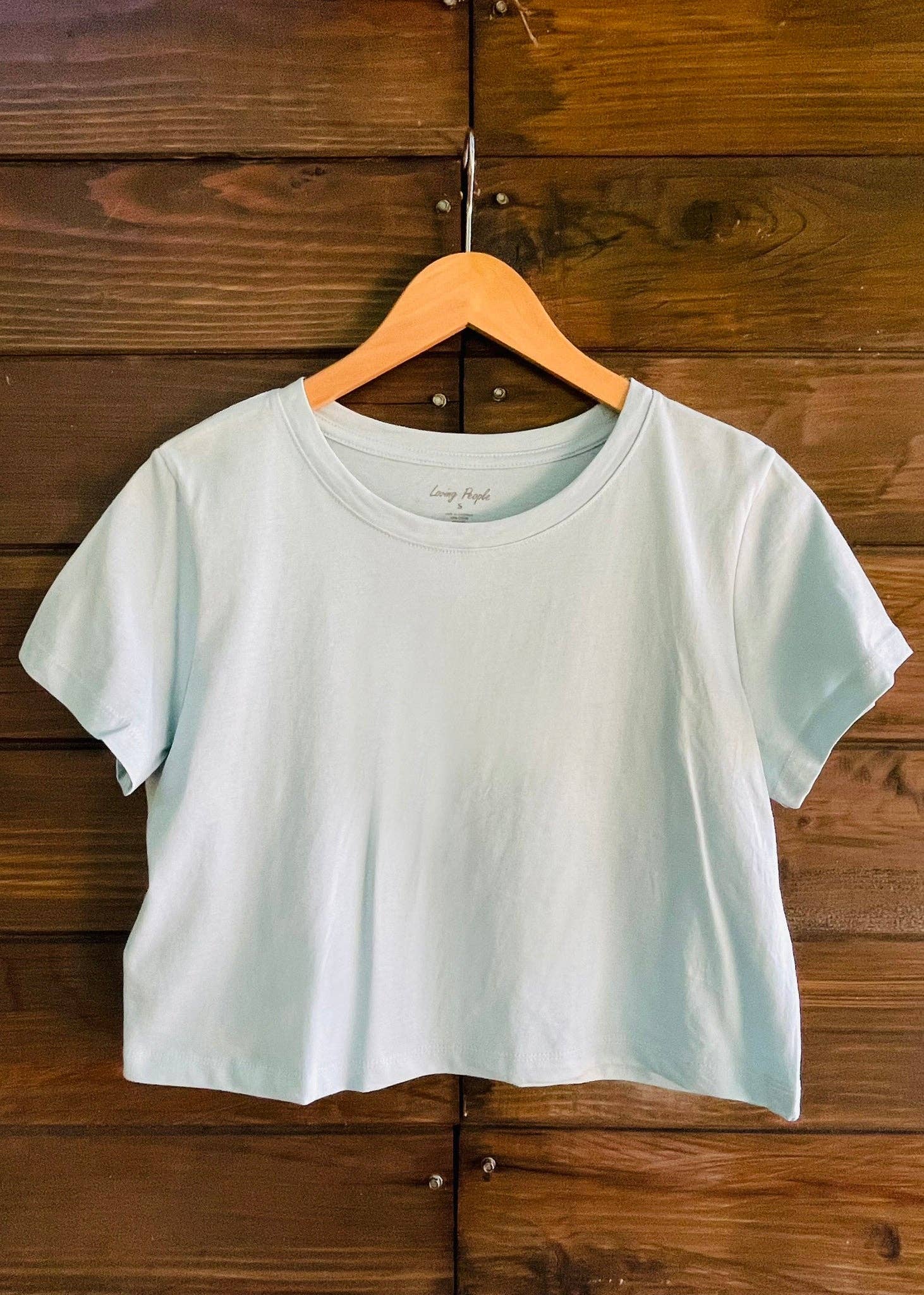 LOVING PEOPLE - Wholesale T-shirt – women's - Premium Cotton Crop Tops (New Colors!)60