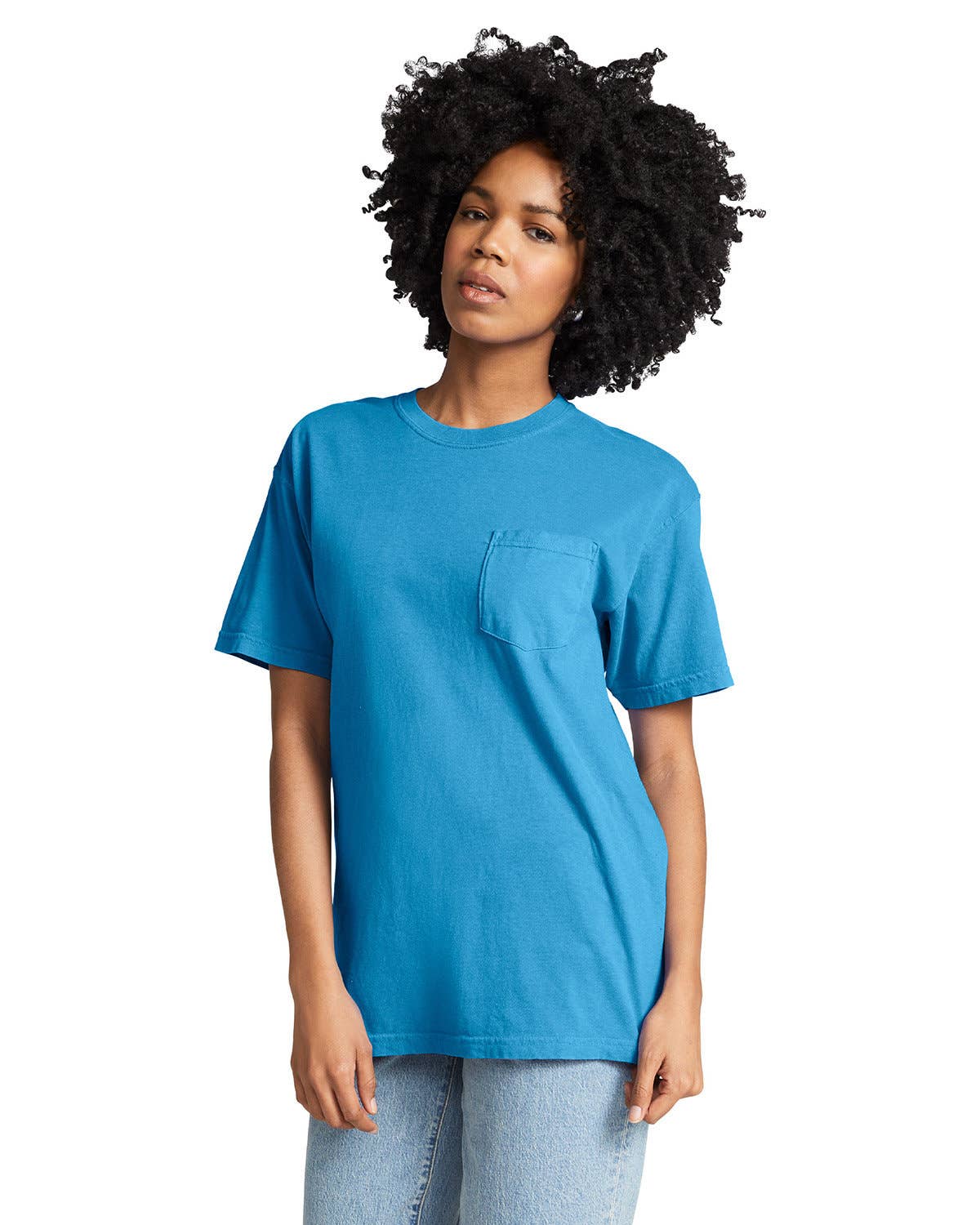 Total Apparel - Wholesale T-Shirt - Unisex - Comfort Colors Garment-Dyed Pocket Blank T-Shirt | 6030CC32