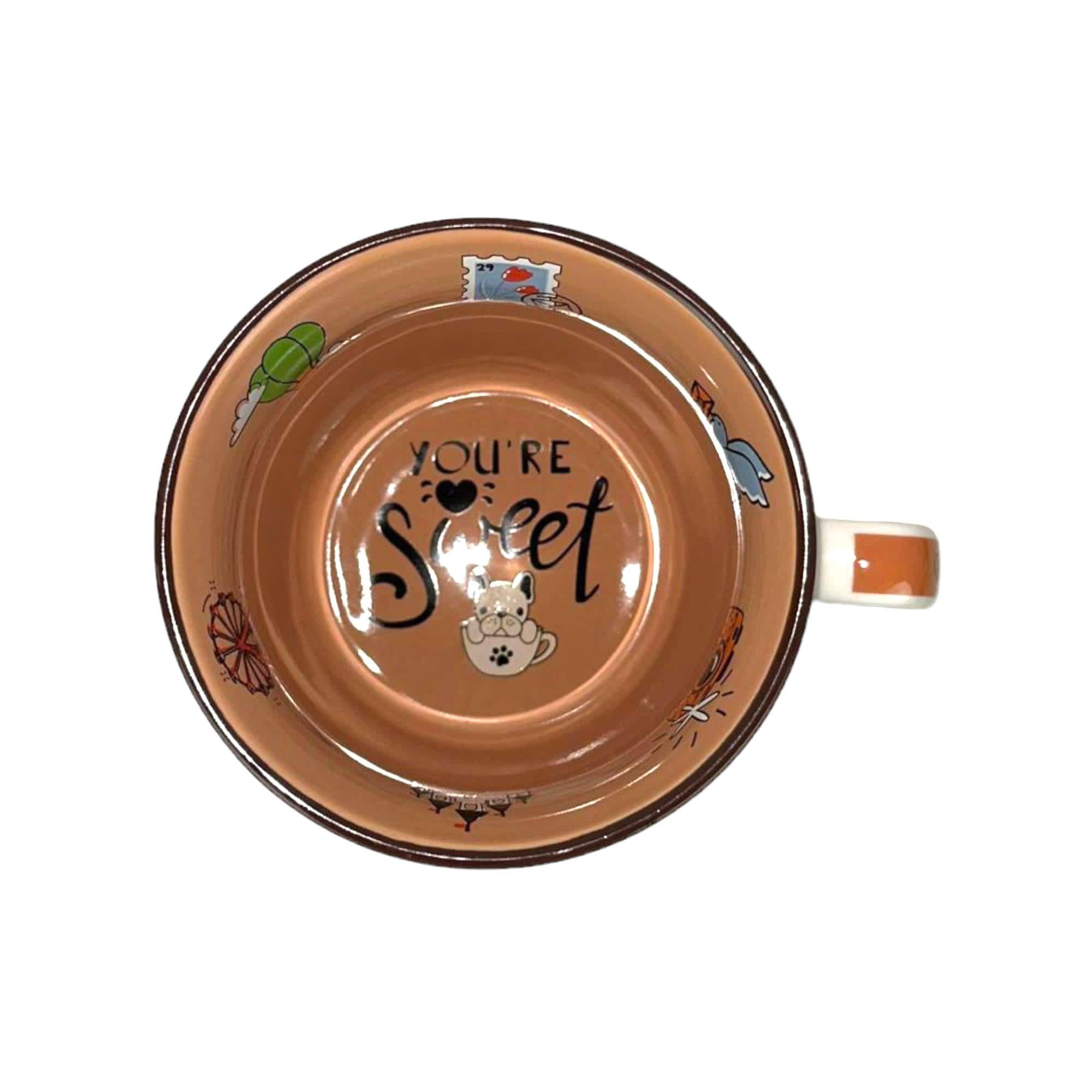 multicolore Tazza in ceramica da donna della collezione Sweet Candy in vendita all'ingrosso su Faire9