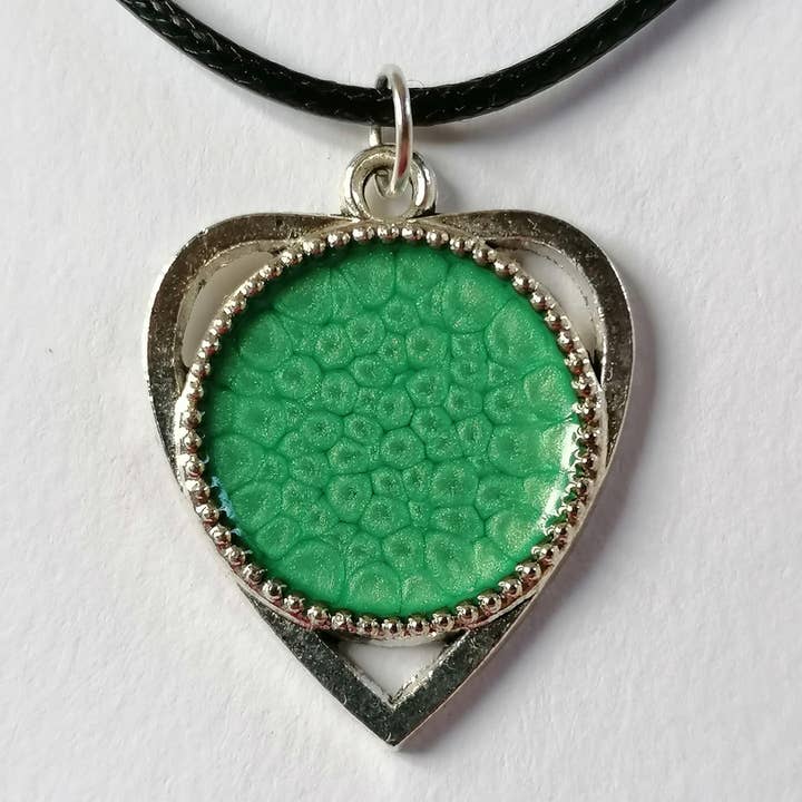 Green baroque adornment for wholesale by Blue Moon Bijoux