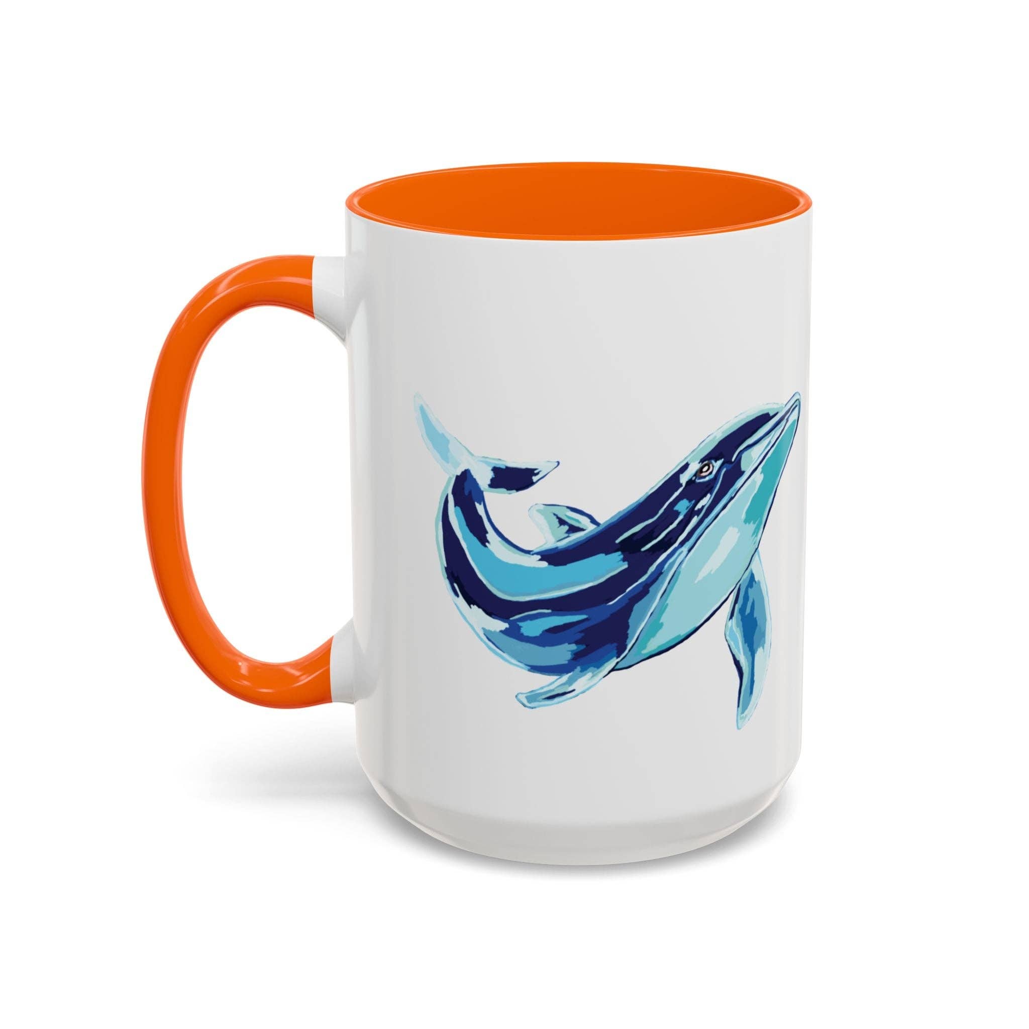 Blue Cava – Großhandel Kaffeebecher – Blauwal Ozeanleben Zwei-Ton Keramik Kaffeetasse - 11 oz & 15 oz36