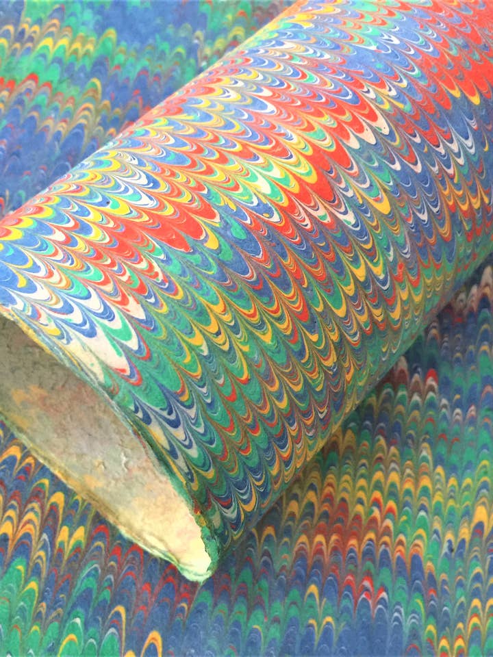 Handmade Marble Paper, Craft Paper Supply, Origami Paper for wholesale by HimalDesign