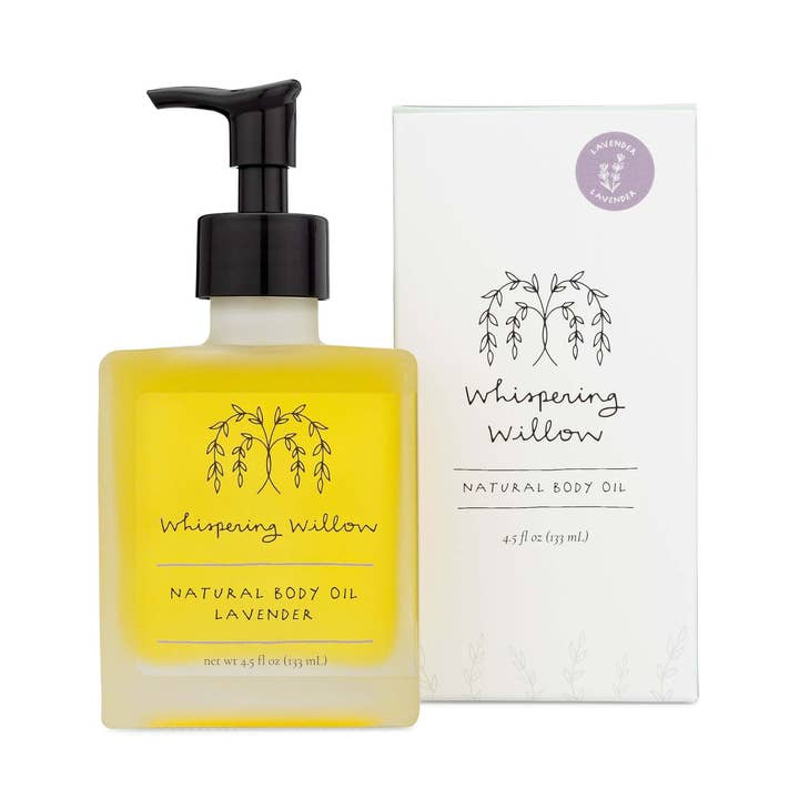 Lavender Body Oil for wholesale by Whispering Willow