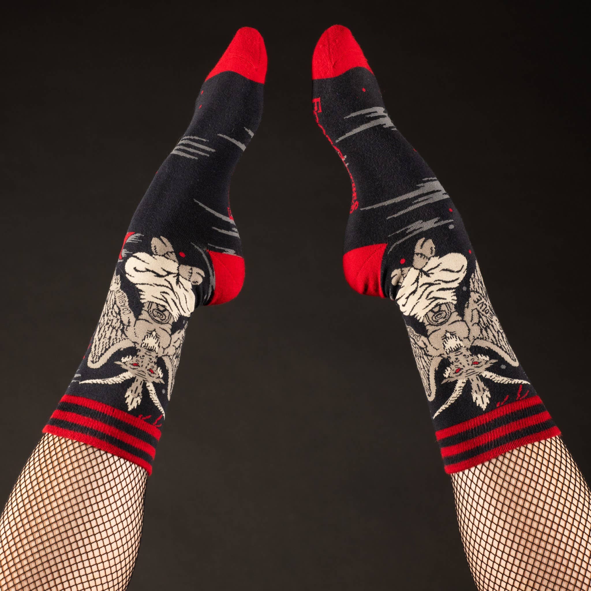 FootClothes LLC - Wholesale Socks - Unisex - Evil AF Baphomet Socks2