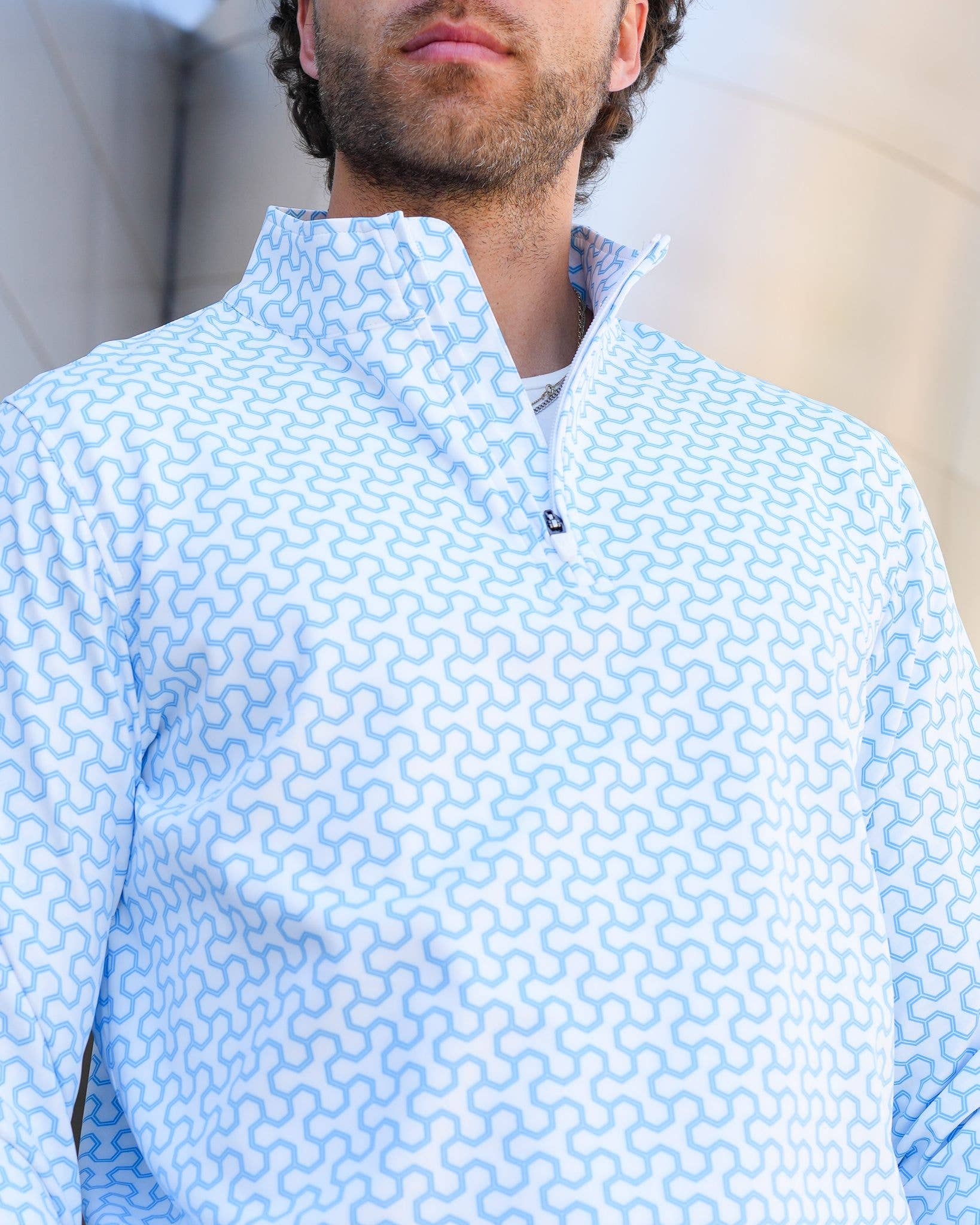 USA Palm - Wholesale Sweatshirt - Unisex - Cloud 1/4 Zip6