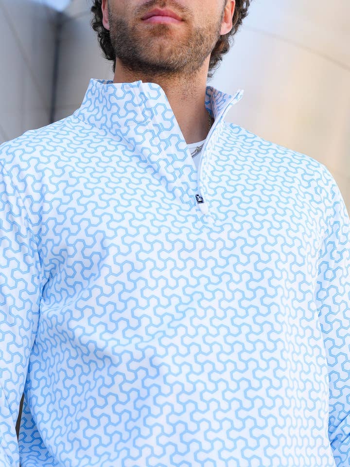 USA Palm - Wholesale Sweatshirt - Unisex - Cloud 1/4 Zip6