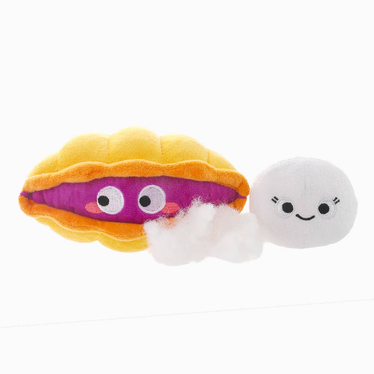 Hugsmart Products Inc – Engroshandel Tøjdyr - Hund – HugSmart Pet - Ocean Pals | Clam - Hundeplyslegetøj3