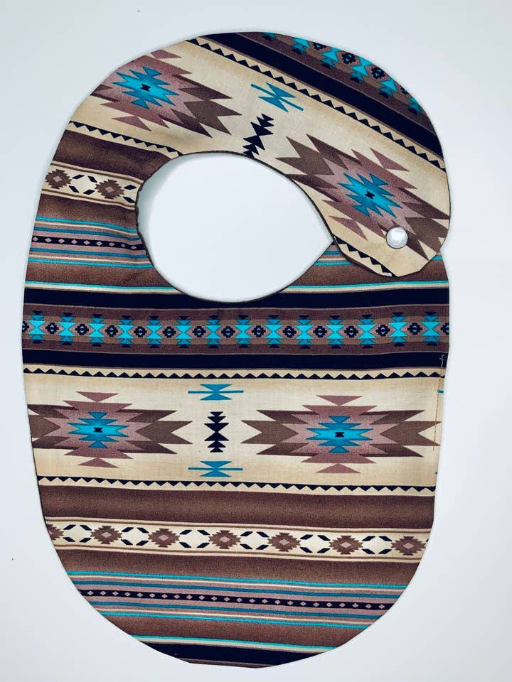 Bavoir Tucson Sepia pour la vente par Selvedge Dry Goods