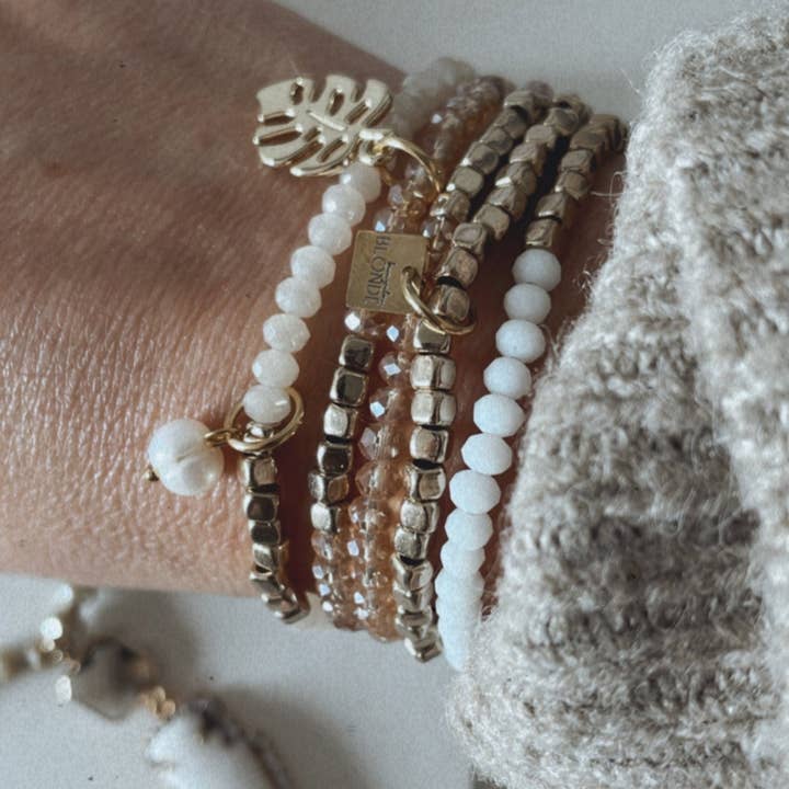 bungalowBlonde Jewelry - Wholesale Jewelry Set - Beach Vibes Stack Bracelets :: Resort