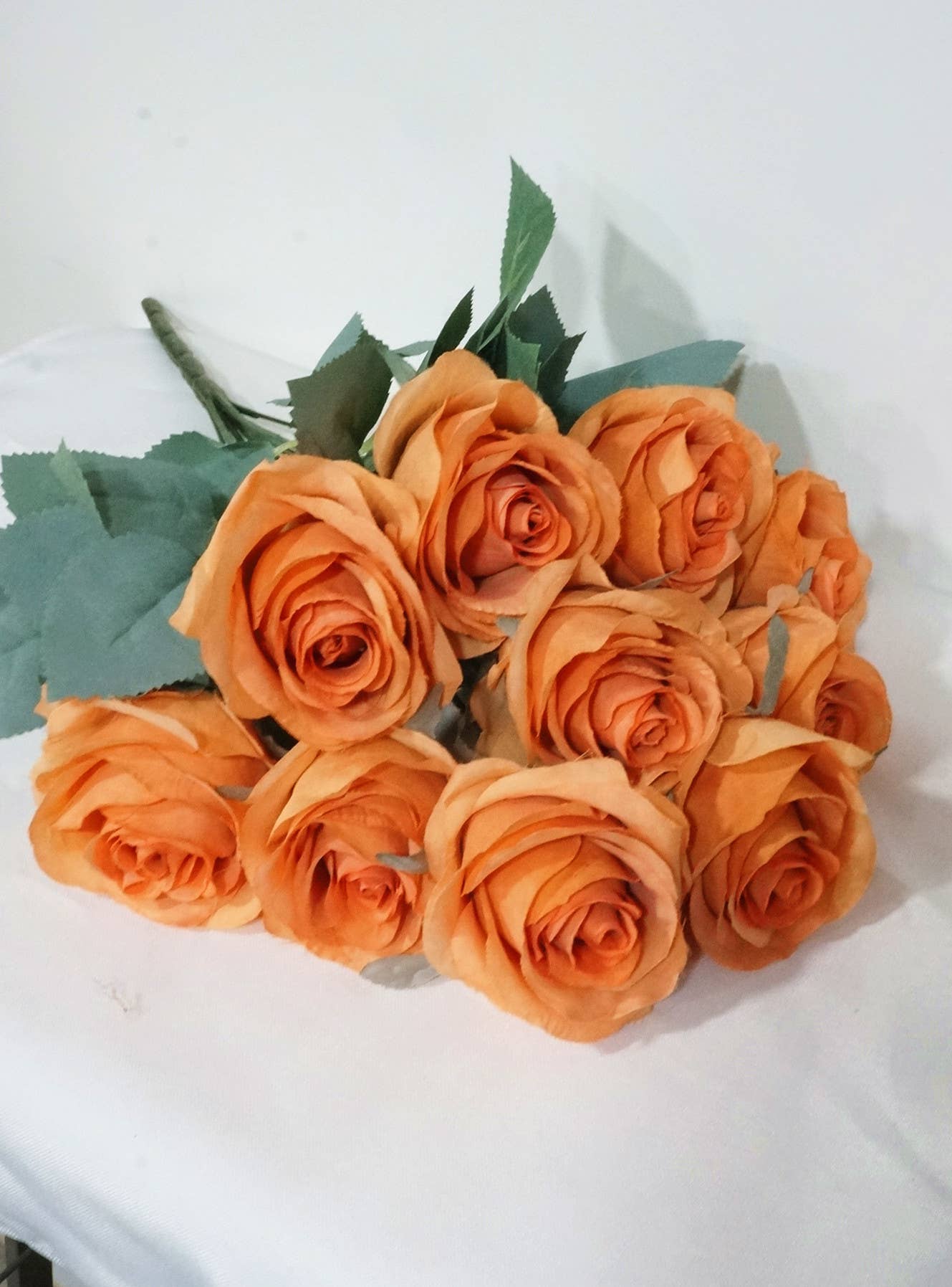 Sweet Home Deco - Wholesale Artificial Flowers - Princess Diana Rose Silk Artificial Flower Bunch, 10 Heads11