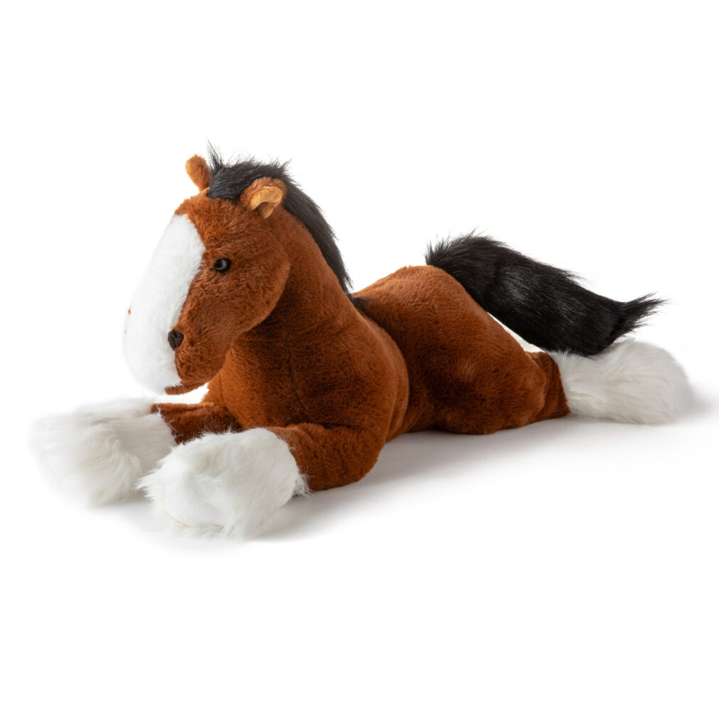 The Petting Zoo - Wholesale Stuffed/Plush Toy - Kids & Baby - 27" (67cm) Jumbo Floppy Clydesdale Horse Farm/Barnyard Animal1