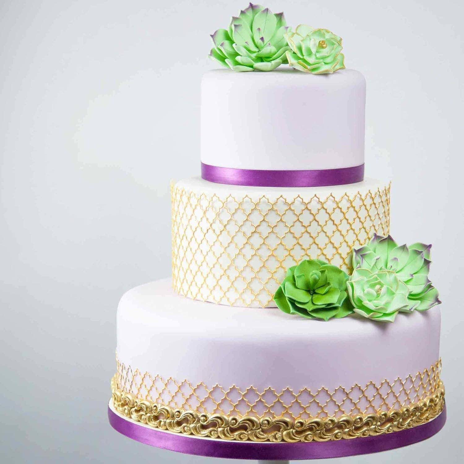 Global Sugar Art – wholesale Craft tool – Global Sugar Art Moroccan Silicone Lace Mat for Cake Decorating, by Global Sugar Art1