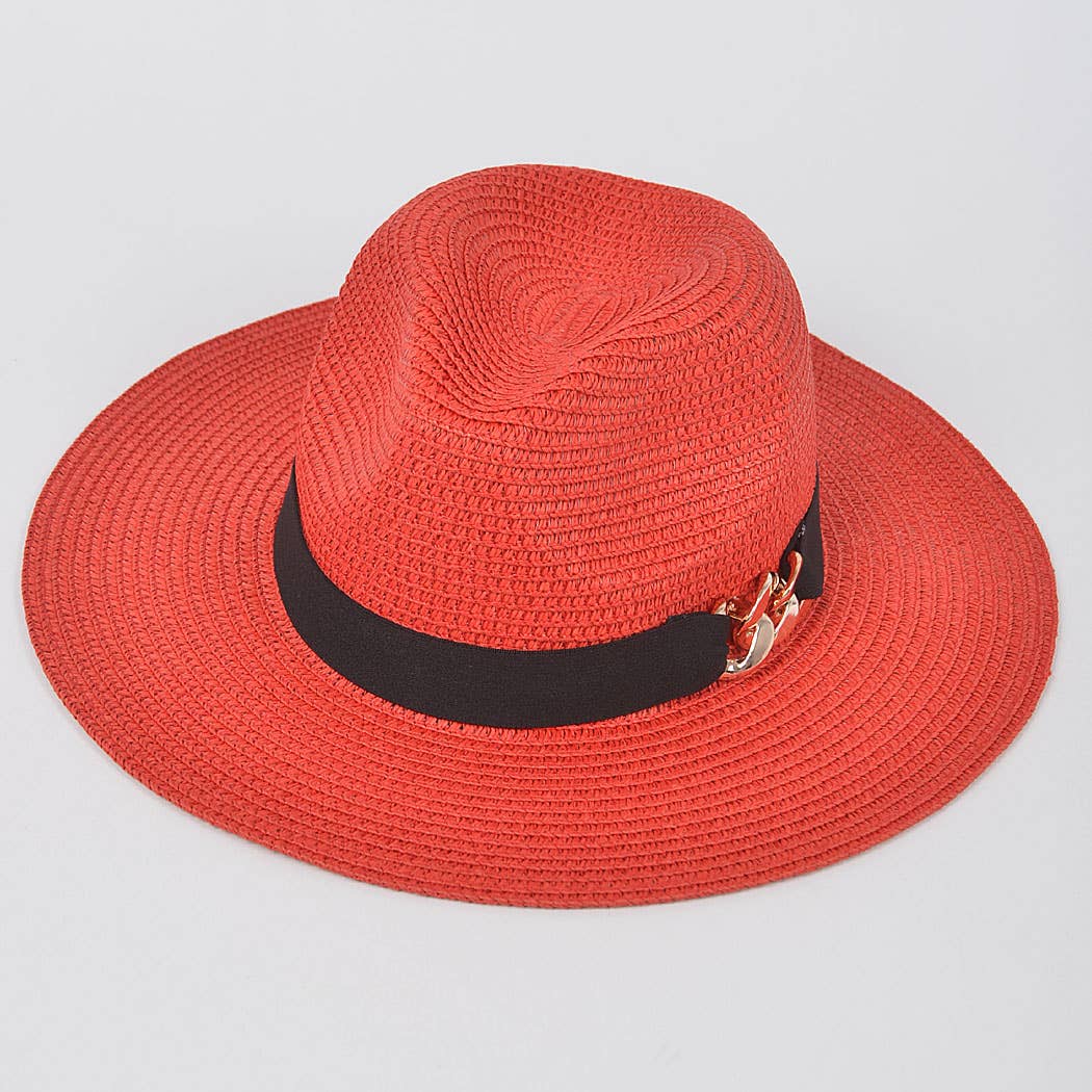 3AM BY H&D ACCESSORIES - Wholesale Straw Hat - Women's - Straw Fedora Hat10