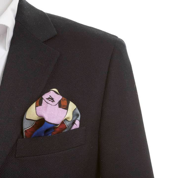 Illogico - Wholesale Suit Vest - Women's - Blue Wool Clutch Bag with Women's Design1