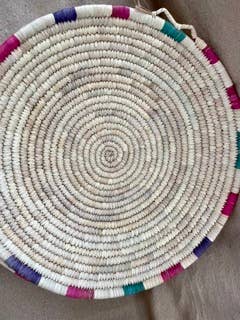 BAHIA HOME – Engroshandel Pyntebakke – Puttalam Plateau - Rund bakke i fint palmeflet0