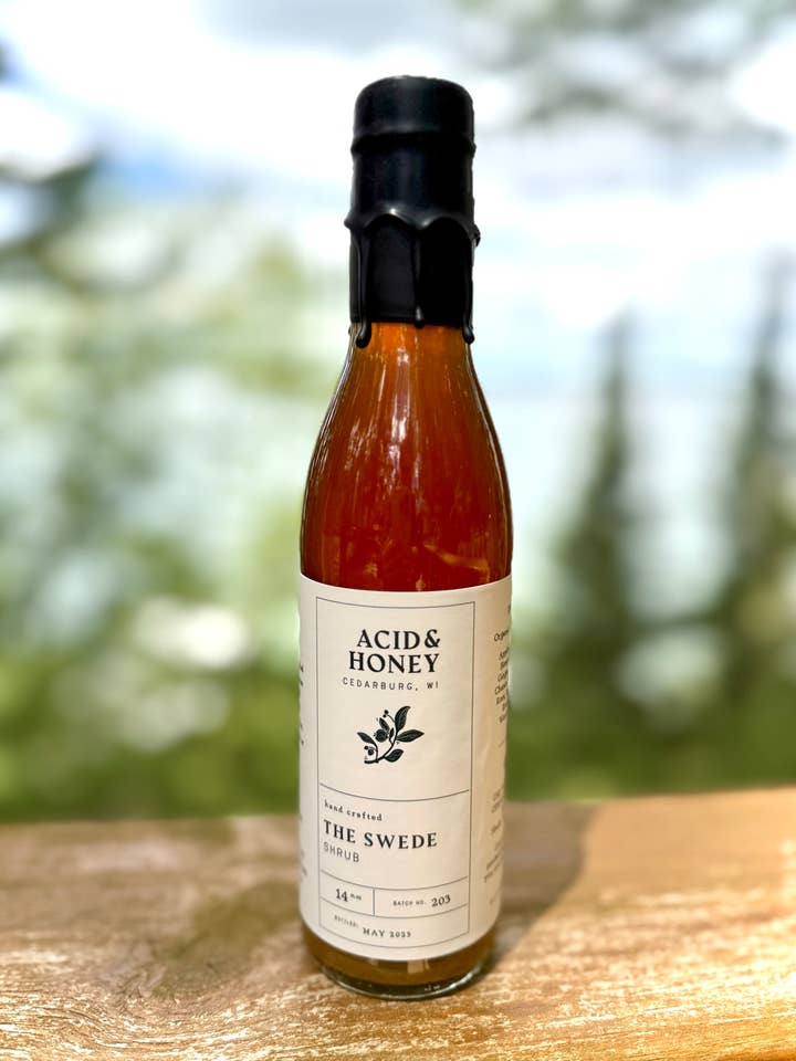 The Swede Detox Shrub – Organic Botanical Drinking Vinegar for Digestion, Cleansing & Daily Wellness. Reset for wholesale by Acid and Honey