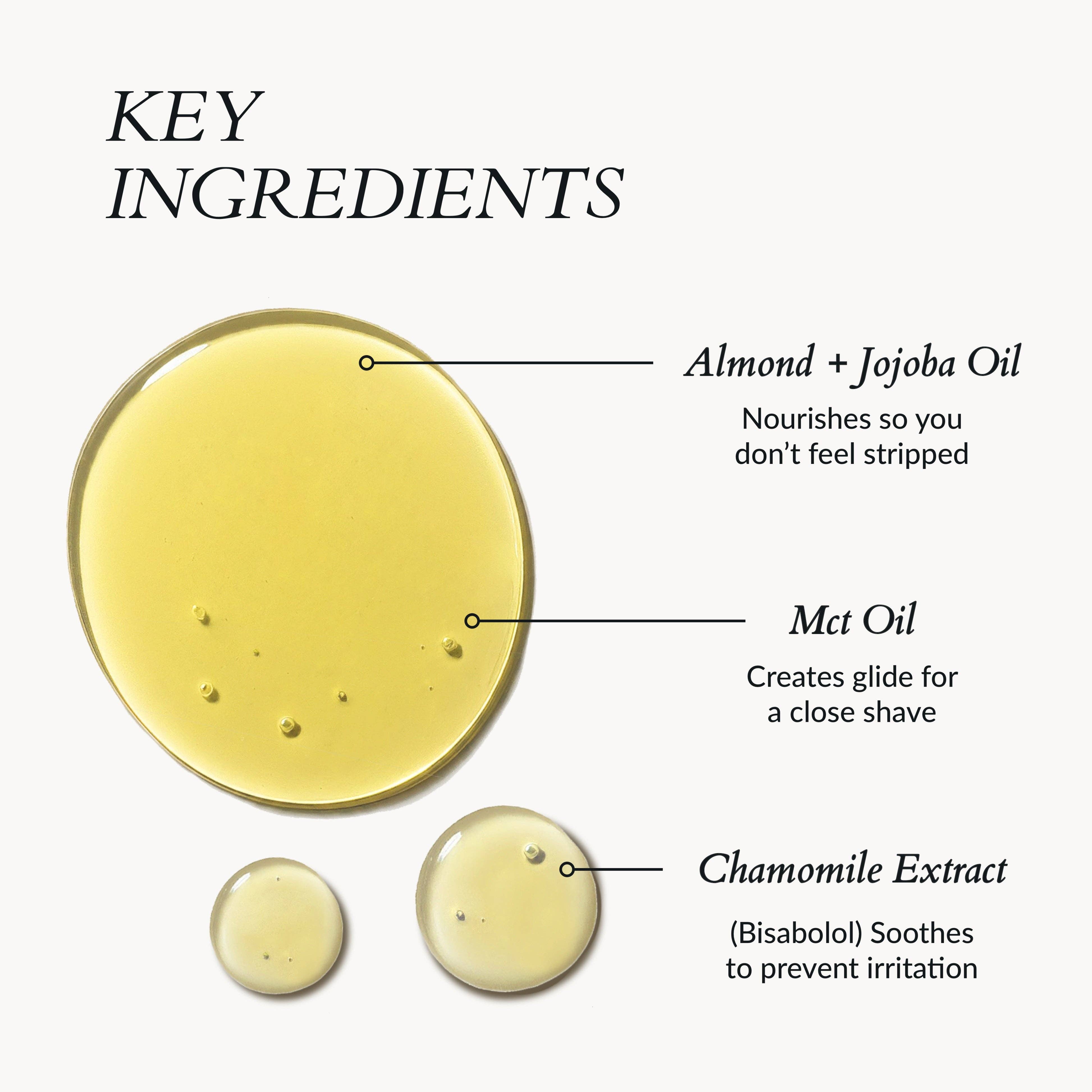 Jazeena - Wholesale Bath/Body Oil - Soothing Shave Serum | Irritation-Free, Chamomile-Rich 200ml2