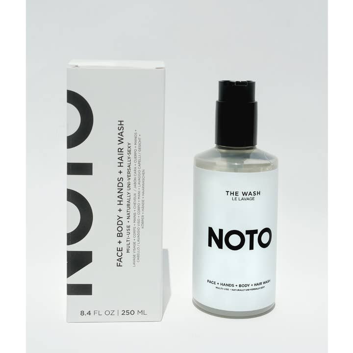 THE WASH // FACE + HANDS + BODY + HAIR for wholesale by NOTO Botanics