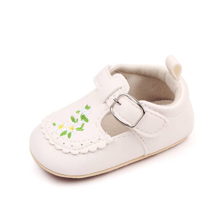 Annie & Charles - Wholesale Crib Shoes - Baby - Annie & Charles® Embroidered Baby Shoes SPRING9