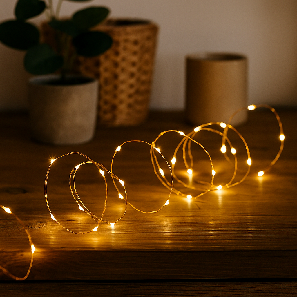 Infinite Basics – wholesale String lights – 2-Pack 10-Ft USB Powered Indoor/Outdoor LED Copper Wire String Light1