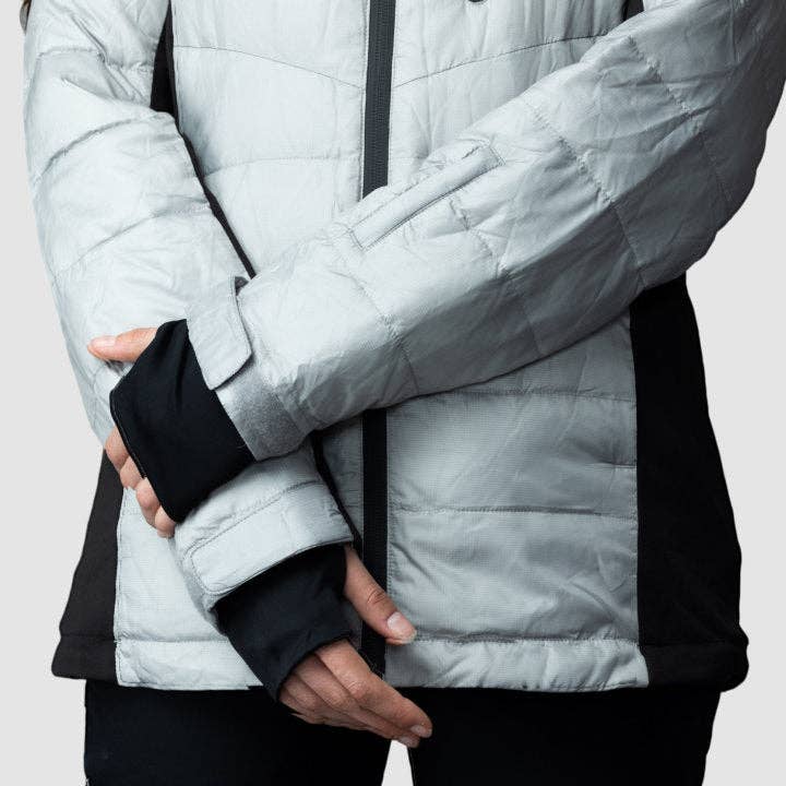 Veste EcoDown - Gris pour femmes pour la vente par Apricoat