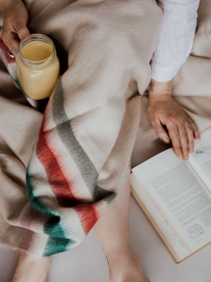 Penrose Brushed Alpaca Throw Blanket for wholesale by Meraki Movement