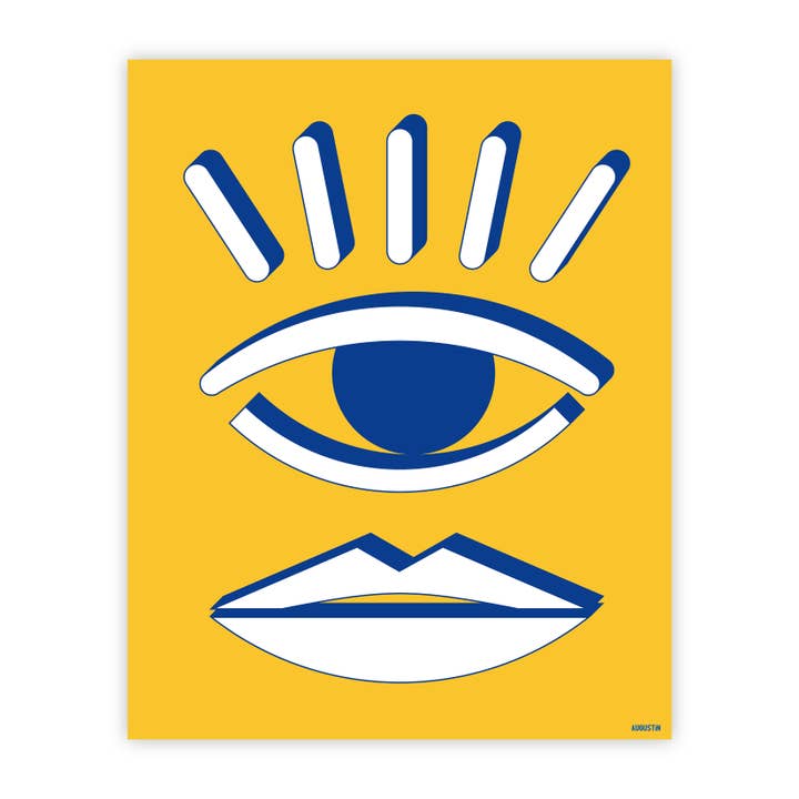 O olho - cartaz por atacado de Augustin