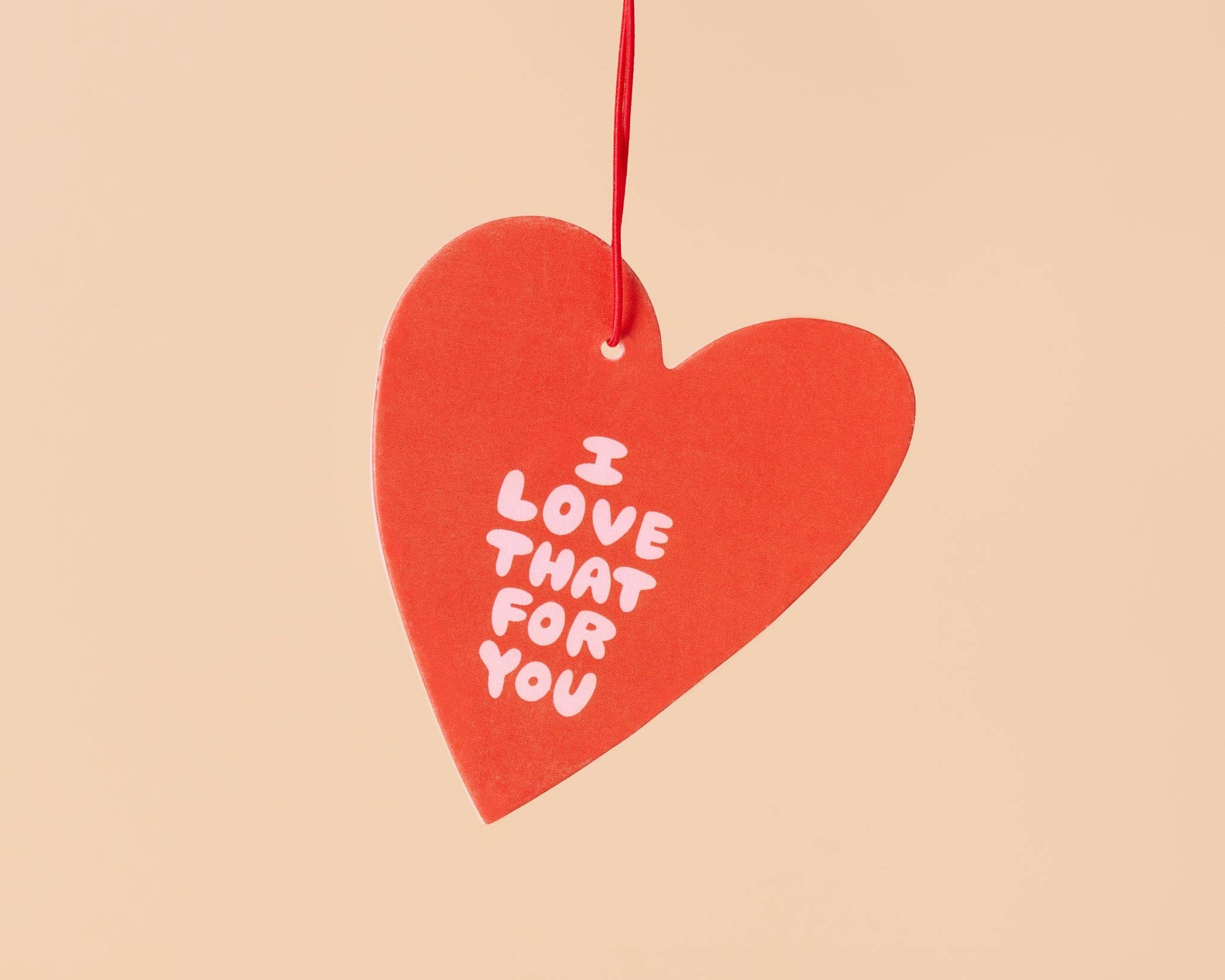 And Here We Are - Wholesale Air Freshener - Love That for You Air Freshener - Cherry - - Stocking stuffer, Holiday, Gift Guide Heart, 1