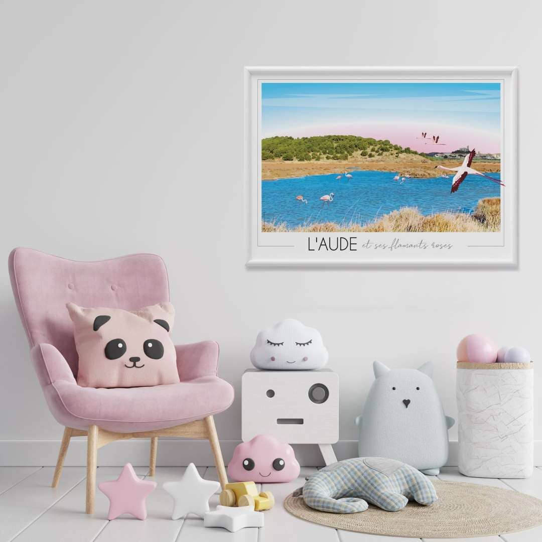 Foliove – wholesale Poster – Visar Aude och hennes flamingor3