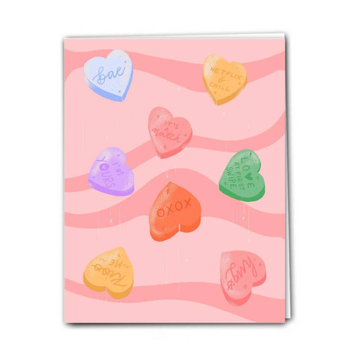 Candy Hearts for wholesale by Paper Protégé