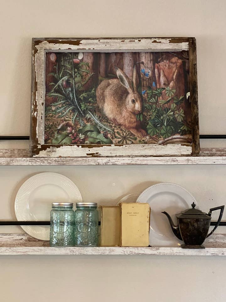 Lapins dans la forêt pour la vente par Whitewashed Home