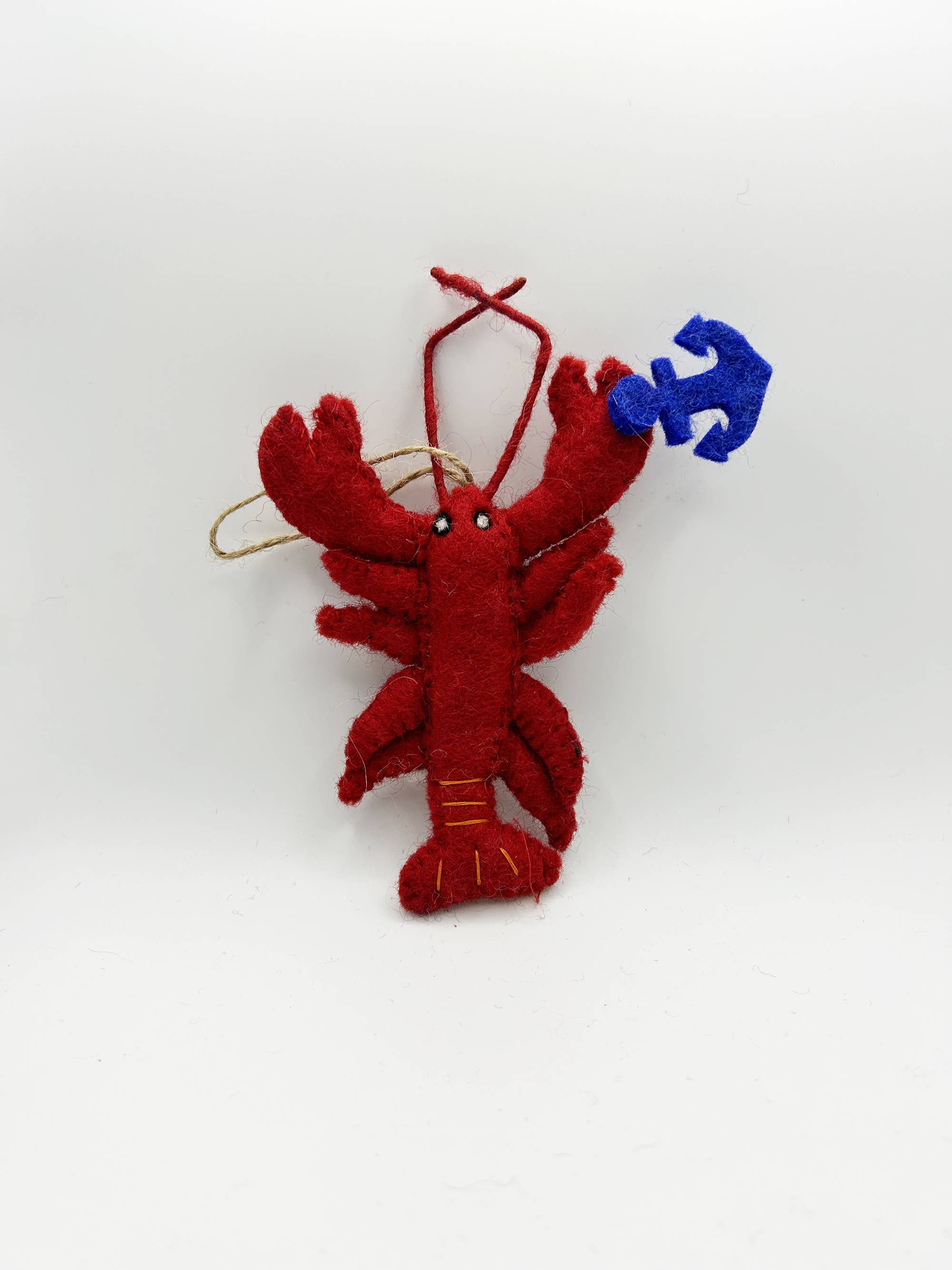 cerruti home – Ornamento por atacado – Ornamento artesanal de lã feltrada “Lenny the Lagoster”3