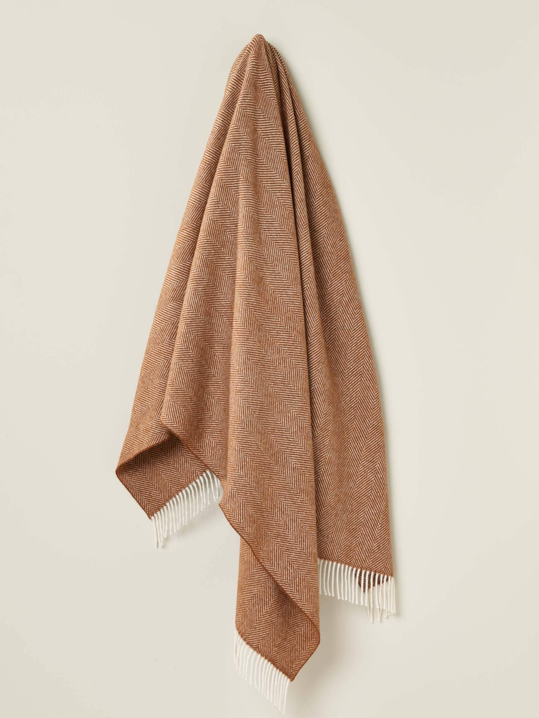 Bronte by Moon – wholesale Prydnadsfilt – Herringbone Merino-pläd4