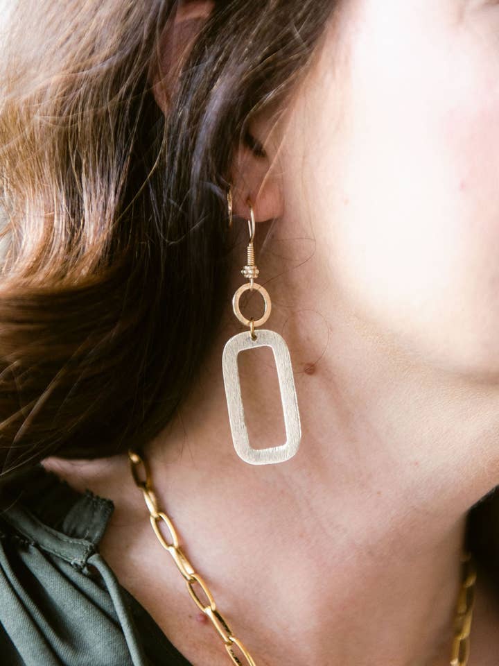 Rund um den Block-Ohrringe für den Großhandel von Grace Girl Beads